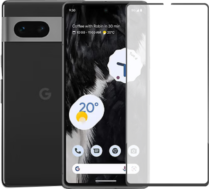 Google Pixel 7 128GB Zwart 5G + PanzerGlass Screenprotector apple iPhone goedkoop jouwtelefoon.nl