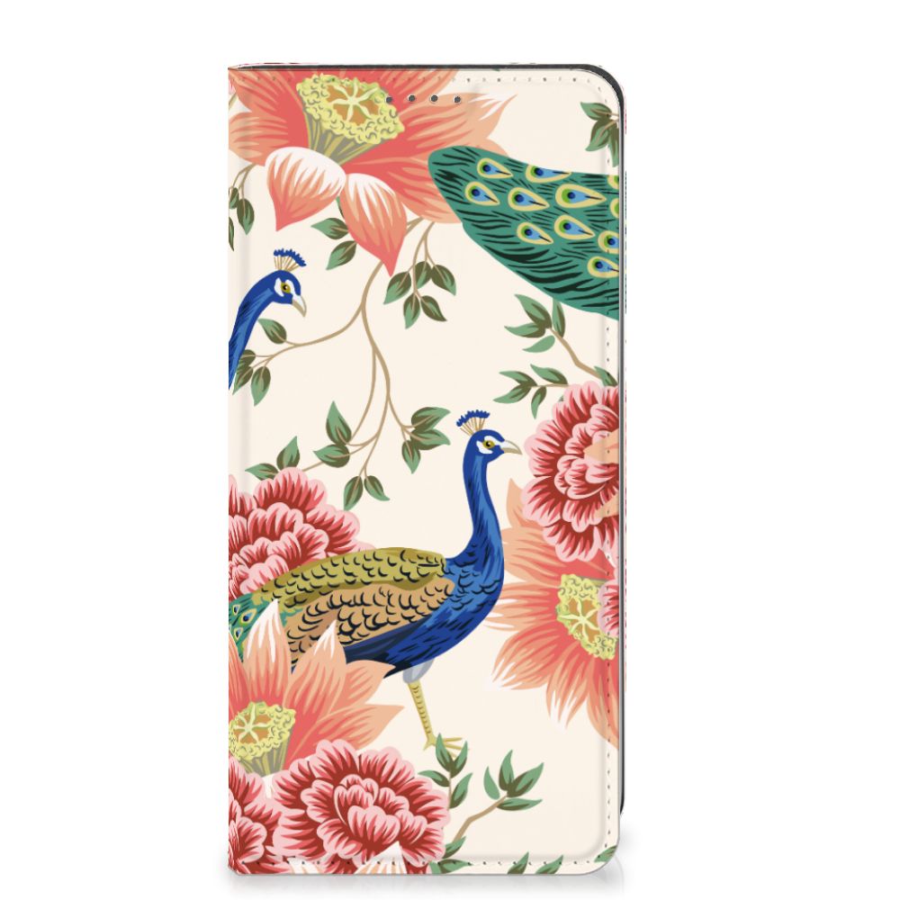 Hoesje maken voor Google Pixel 7A Pink Peacock Hoesje maken voor Google Pixel 7A Pink Peacock - Jouwtelefoon.nl