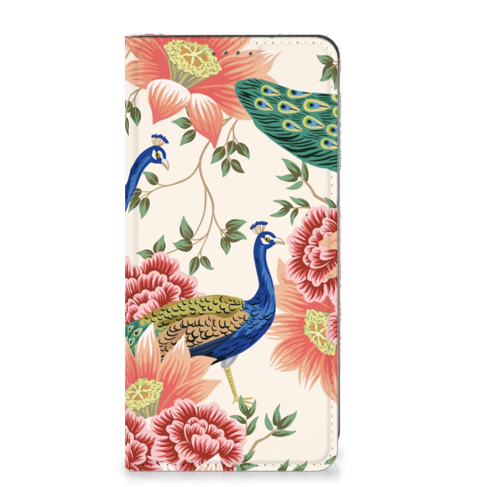 Hoesje maken voor Google Pixel 8A Pink Peacock Hoesje maken voor Google Pixel 8A Pink Peacock - Jouwtelefoon.nl