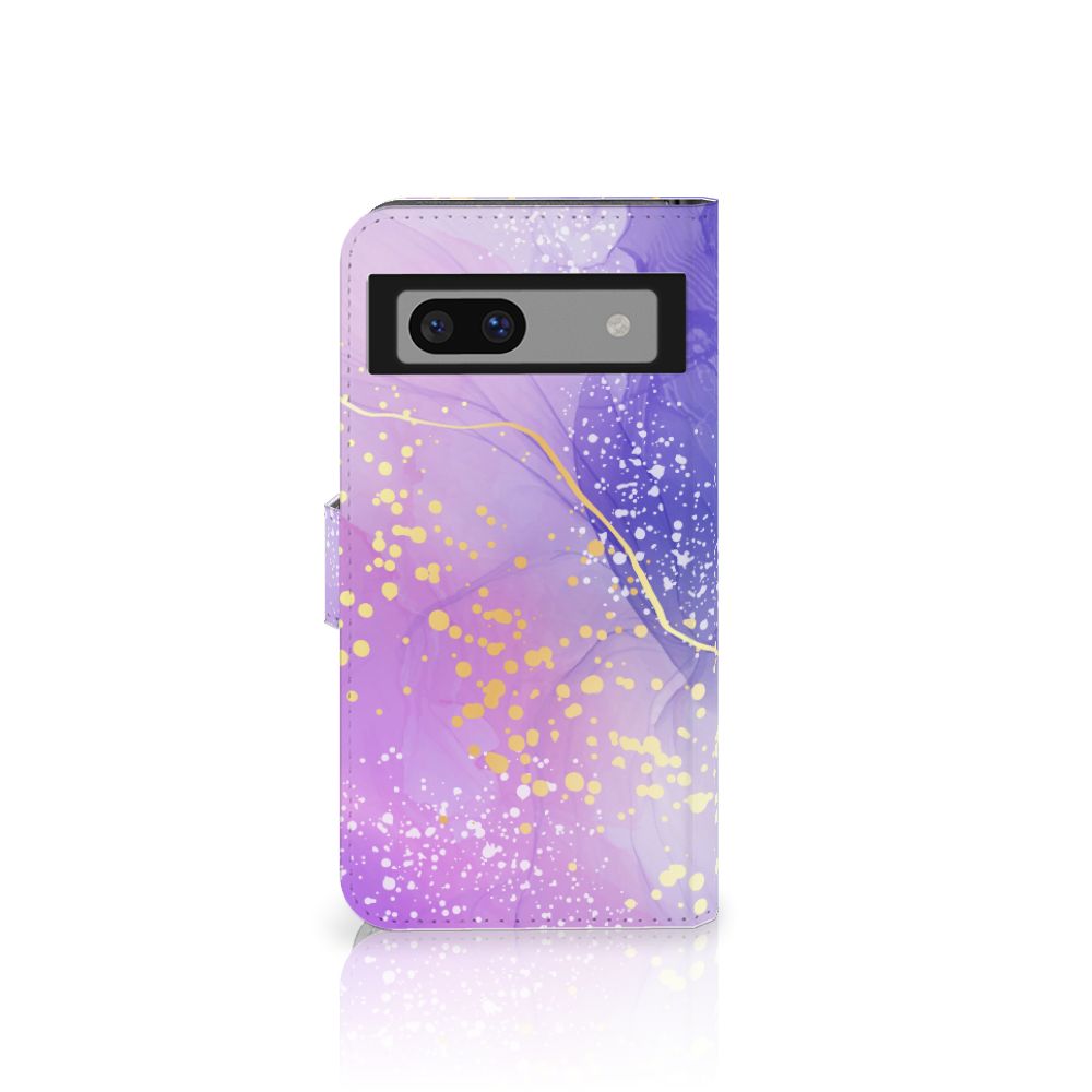 Hoesje voor Google Pixel 8A Watercolor Paars - Jouwtelefoon.nl