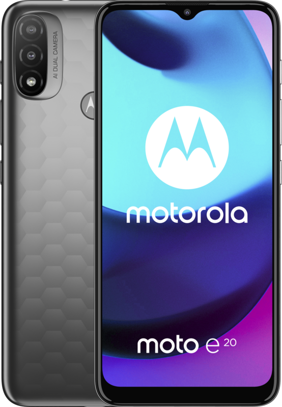 Motorola Moto E20 32GB Grijs - Jouwtelefoon.nl