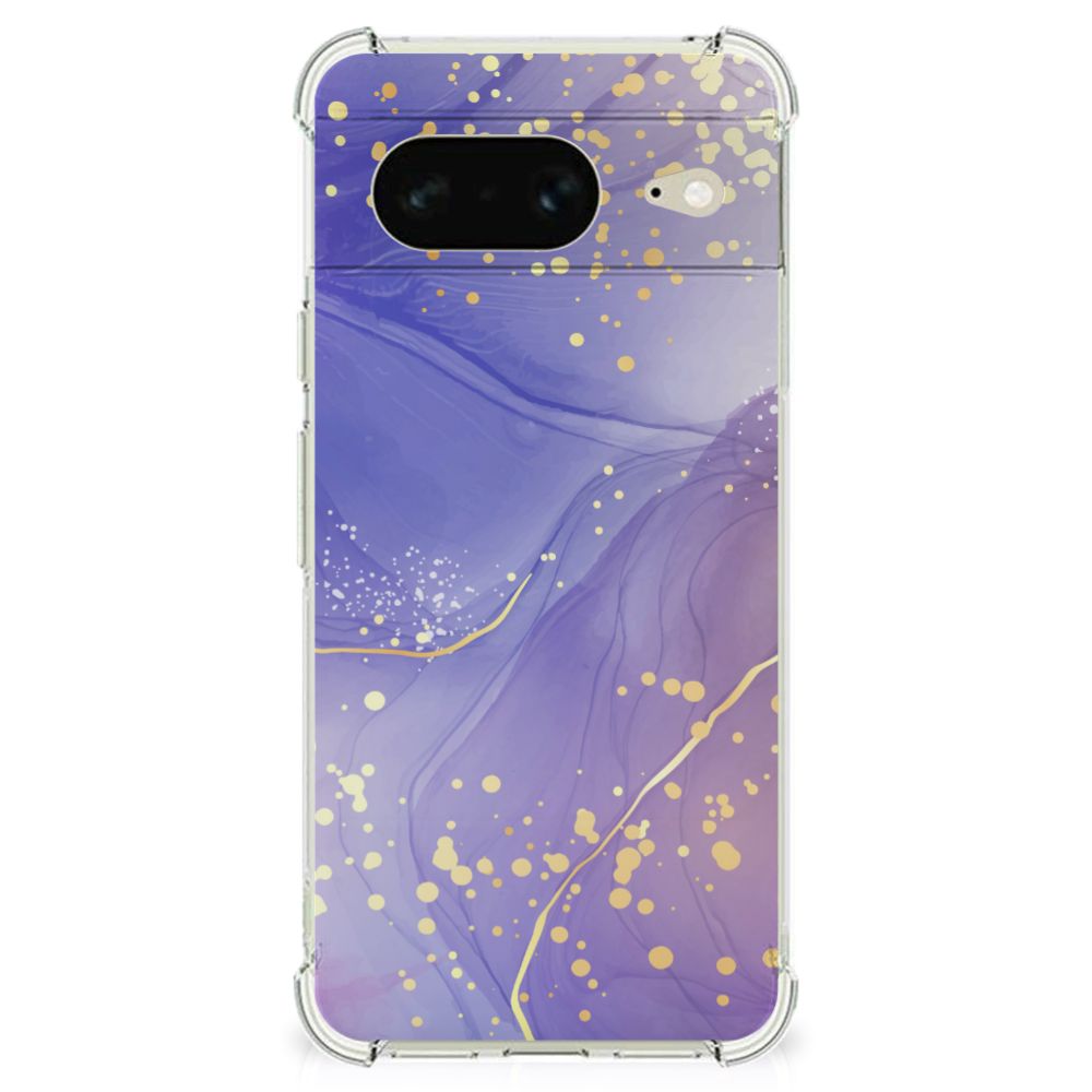 Back Cover voor Google Pixel 8 Watercolor Paars Back Cover voor Google Pixel 8 Watercolor Paars - Jouwtelefoon.nl