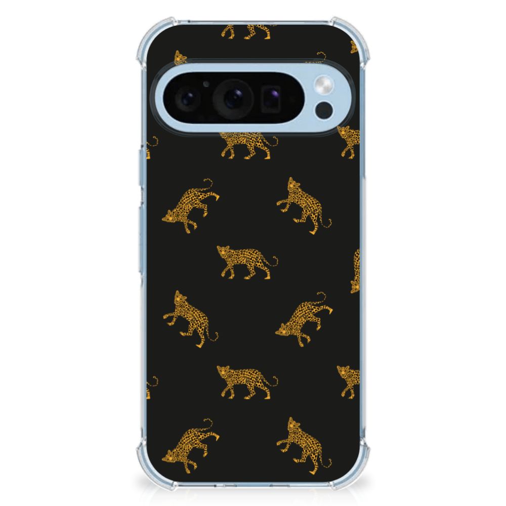 Case Anti-shock voor Google Pixel 9 | 9 Pro Leopards - Jouwtelefoon.nl