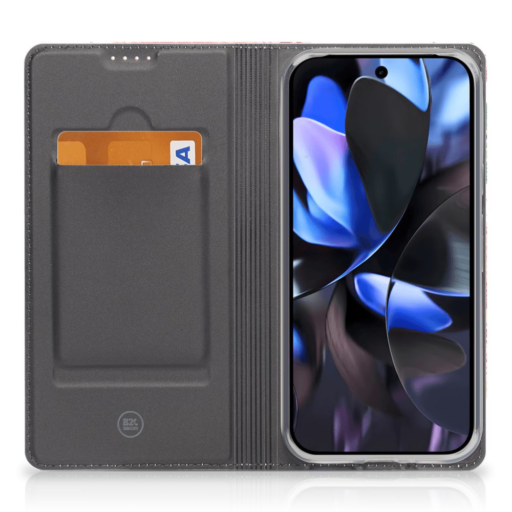 Hoesje maken voor Google Pixel 9 | 9 Pro Pink Peacock - Jouwtelefoon.nl
